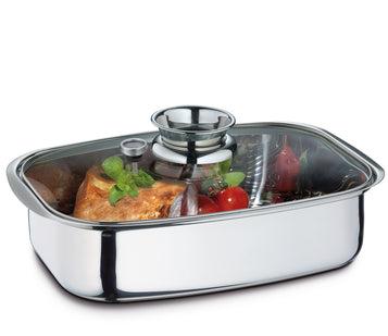 COOK - Aromabräter/Dampfgarer Edelstahl, 36 cm