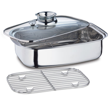 COOK - Aromabräter/Dampfgarer Edelstahl, 36 cm