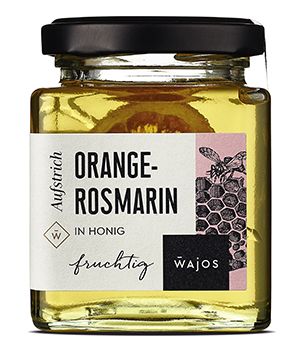 Orange-Rosmarin in Honig 250g - Honigzubereitung