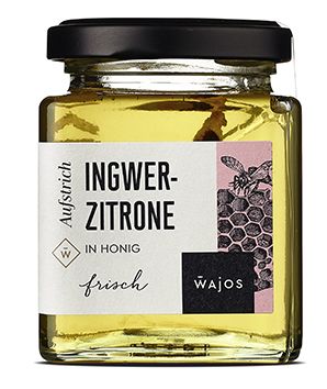 Ingwer-Zitrone in Honig 250g - Honigzubereitung