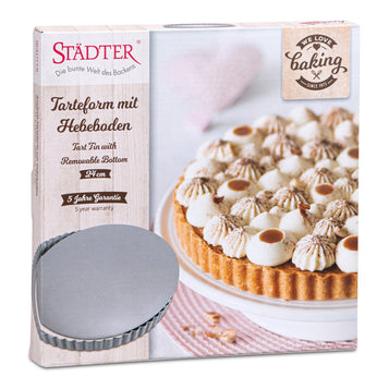 Tarteform mit Hebeboden  ø 24cm / H 2,2cm