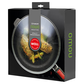 Woll Guss-Hochrandpfanne, Ø28cm Set