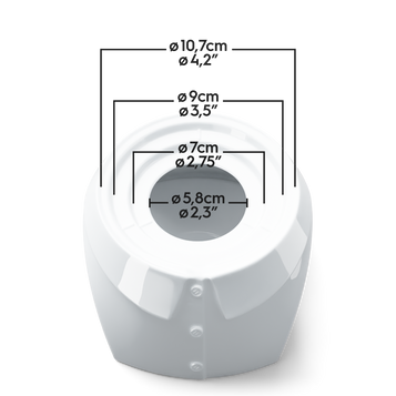 Stövchen - Schick in weiß