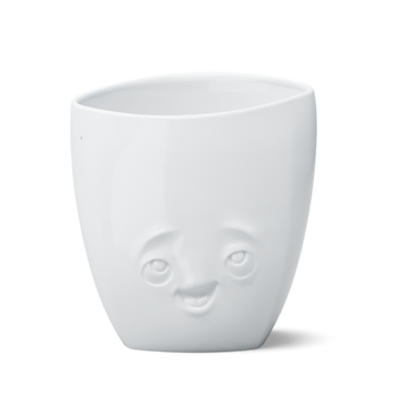 Vase Entzückt in weiß