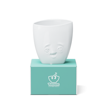 Vase Entzückt in weiß