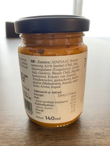 Sambal Senf - Grobkörnig