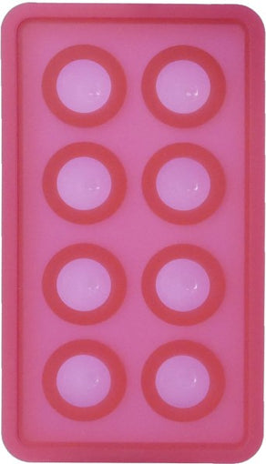 Silikon Eiswürfel-Bereiter Kugel 33 mm tomate