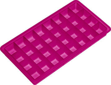 Silikon Eiswürfel-Bereiter 2x2 cm Fuchsia