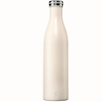 Isolier-Flasche Edelstahl 1l ivory