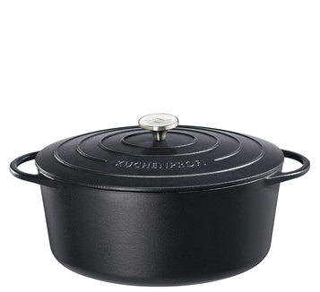 PROVENCE - Bratentopf oval, 33 cm classic black