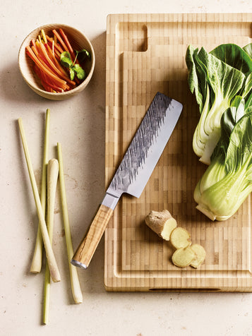 Nakiri-Messer OSAKA 18cm Olive