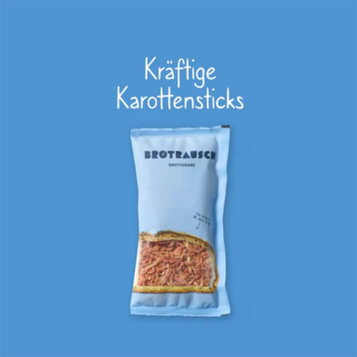 Brotzugabe Kräftige Karottensticks
