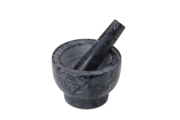 Mörser aus Granit inkl. Stößel 13x13x9 cm