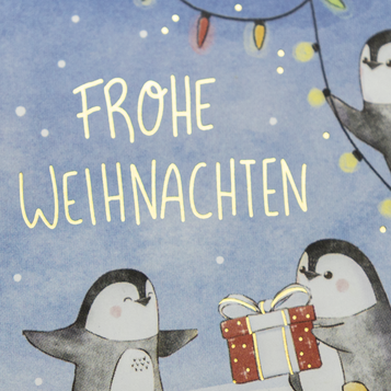 Frohe Weihnachten 30g blau