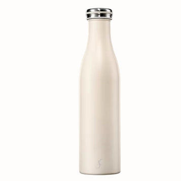 Isolier-Flasche Edelstahl 0,75l Ivory