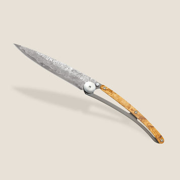 Deejo Damas 88 37g Damastmesser Olivenholz