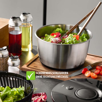 Salat- und Kräuterschleuder PUSH IT, 5 L