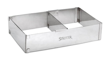 Backrahmen verstellbar, rechteckig, 27,5–53x18–33x6 cm