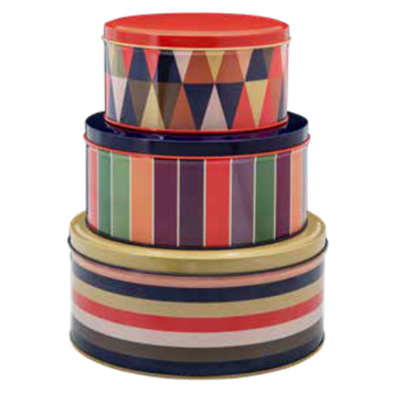 BLECHDOSEN-SET 'KLARA', 3ER-SET