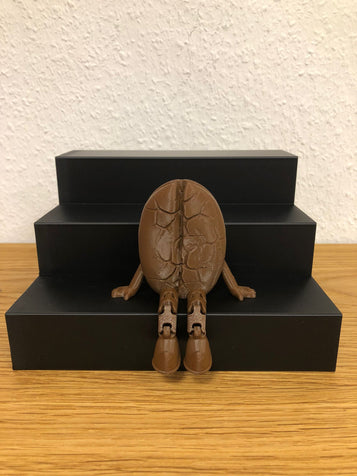 3D Flexi Kaffeebohnen geröstet dunkelbraun