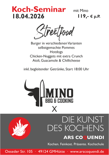 Koch-Seminar Streetfood 18.04.2026