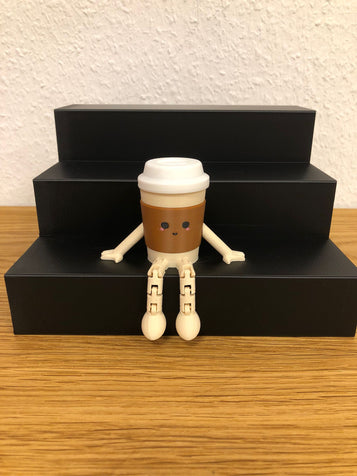 3D Flexi Kaffee to Go Becher klein