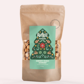 Kandierte Walnuss Ahornsirup Knalle Popcorn 100g
