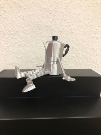 3D Flexi Mokkakanne metallic