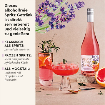 Grapefruit-Lavendel Spritz alkoholfrei 750 ml