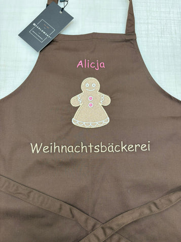Kinder Kochschürze Lebkuchenfrau