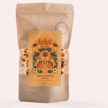 Winterschokolade Orange Knalle Popcorn 100g