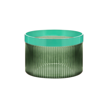 Glasschale Groove 'green'