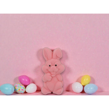 Osterhase, rot mit Schleife