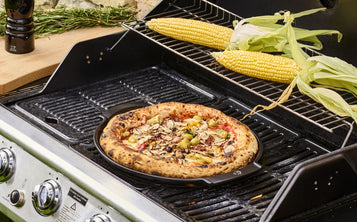 GRILL TO TABLE Pizza-Platte Schwarz 34 cm