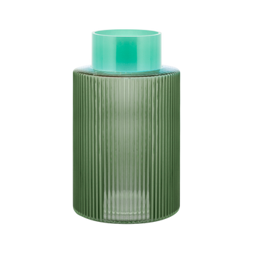Glasvase Groove 'green'