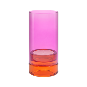 Windlicht 'Lys' pink